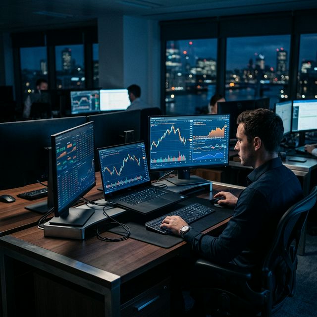 Trading Desk Background